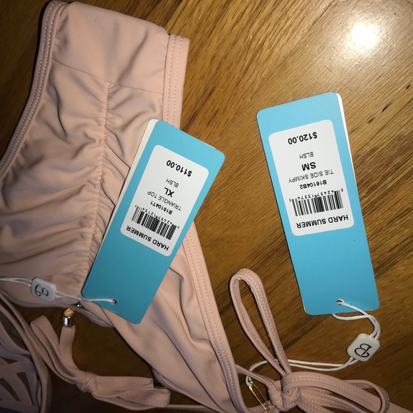 SOLD💋Beach bunny bikini XL S hard summer blush - Picture 4 of 5